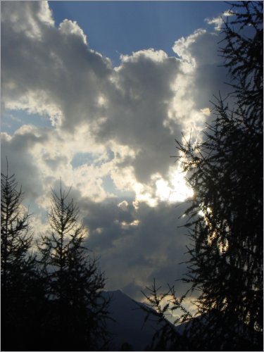 dark clouds in santa maria