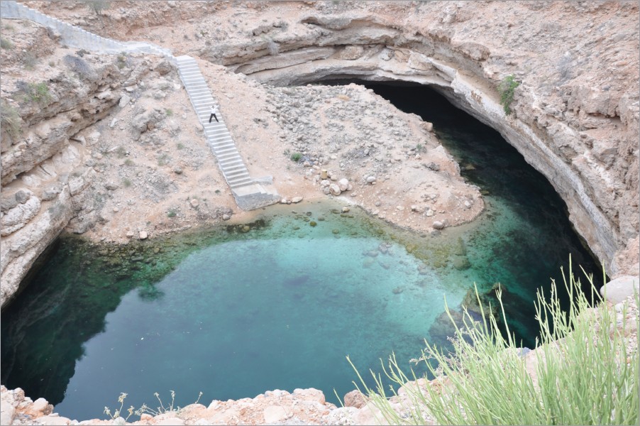 we eventually found the bimmah sinkhole
