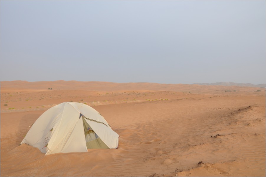 we drove into wahiba sands - the desert sharqiya - and pitched our tent on a dune