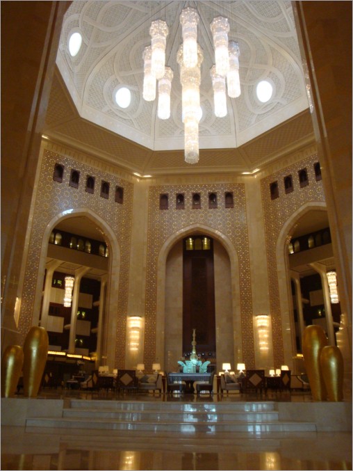 a short visit at al-bustan palace hotel. wow, i wonder who can afford a night at this luxury place!